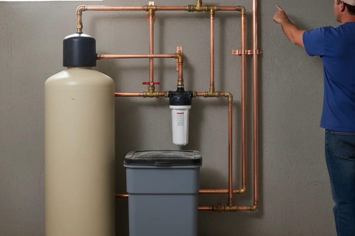 Whole-house water treatment system installed in Leon